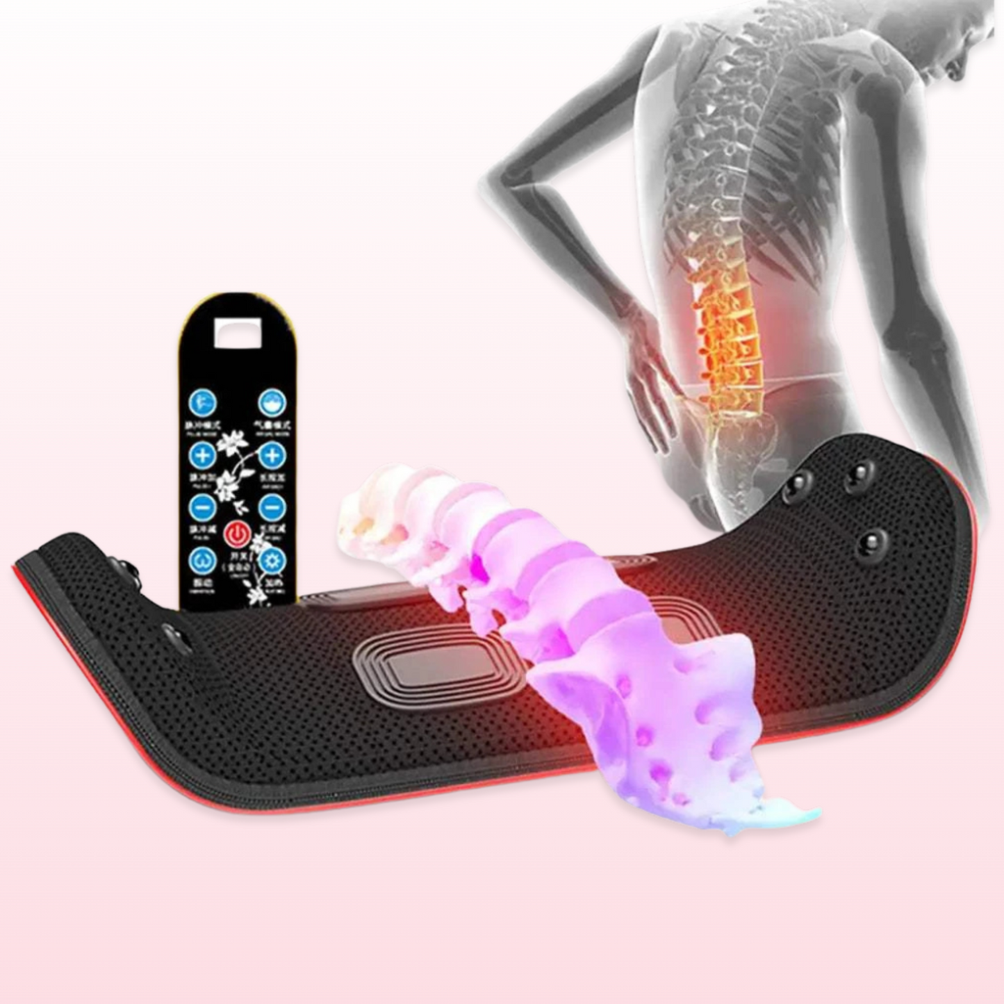 Back Stretcher Spinal Decompression Heated Massager